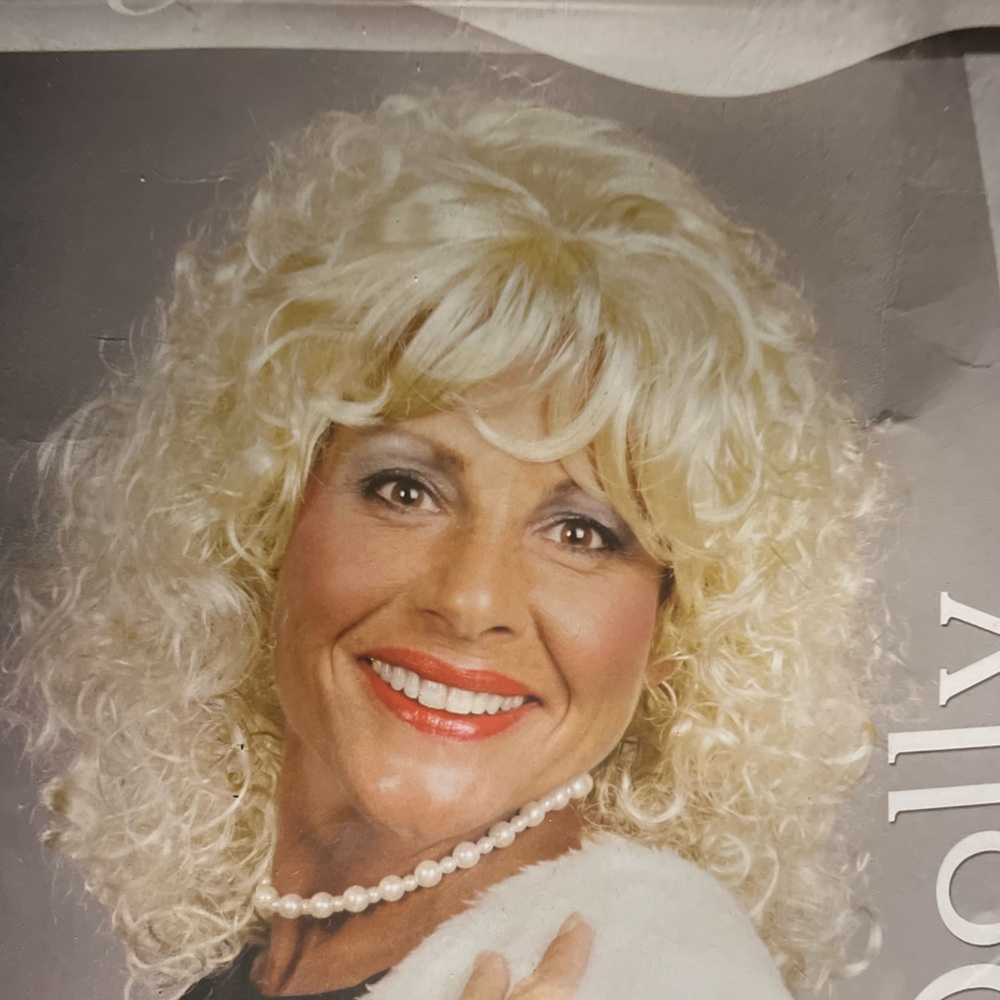 NEW - Blonde Curly Wig